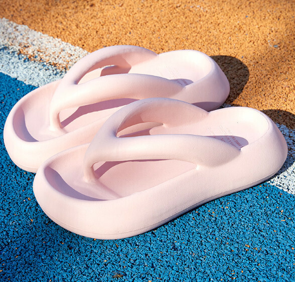 Popular flip-flops that feel like shit [pink] (size: 36-39) [please contact customer service to confirm the delivery size after placing the order]