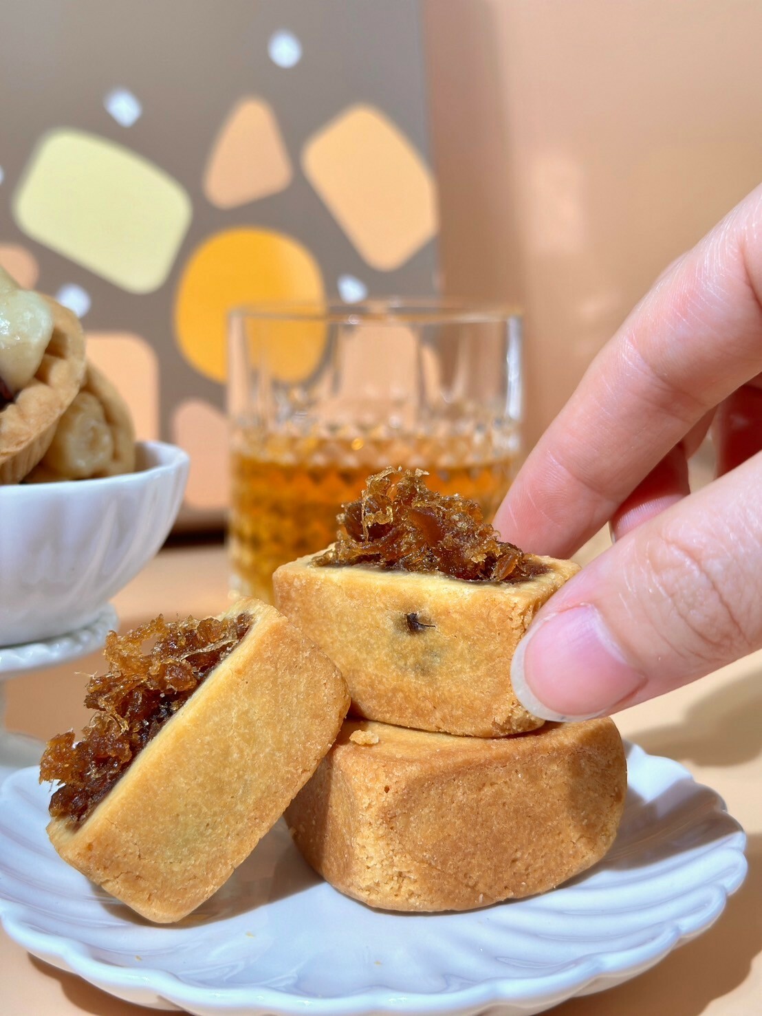 |中秋禮盒|菓珍樂心A03-堅果塔5入+土鳳梨酥5入