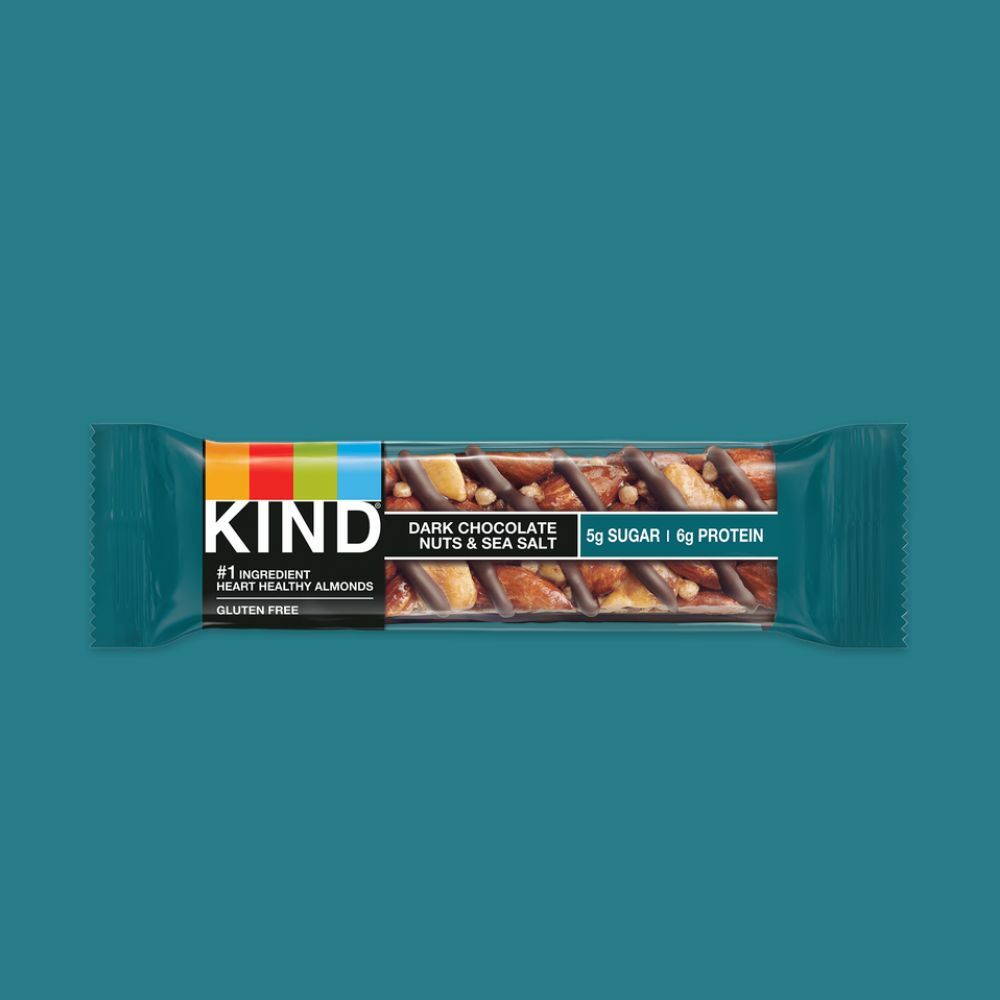 [原箱一盒12條］KIND 無麩質海鹽黑朱古力堅果棒 (40g) (57604)