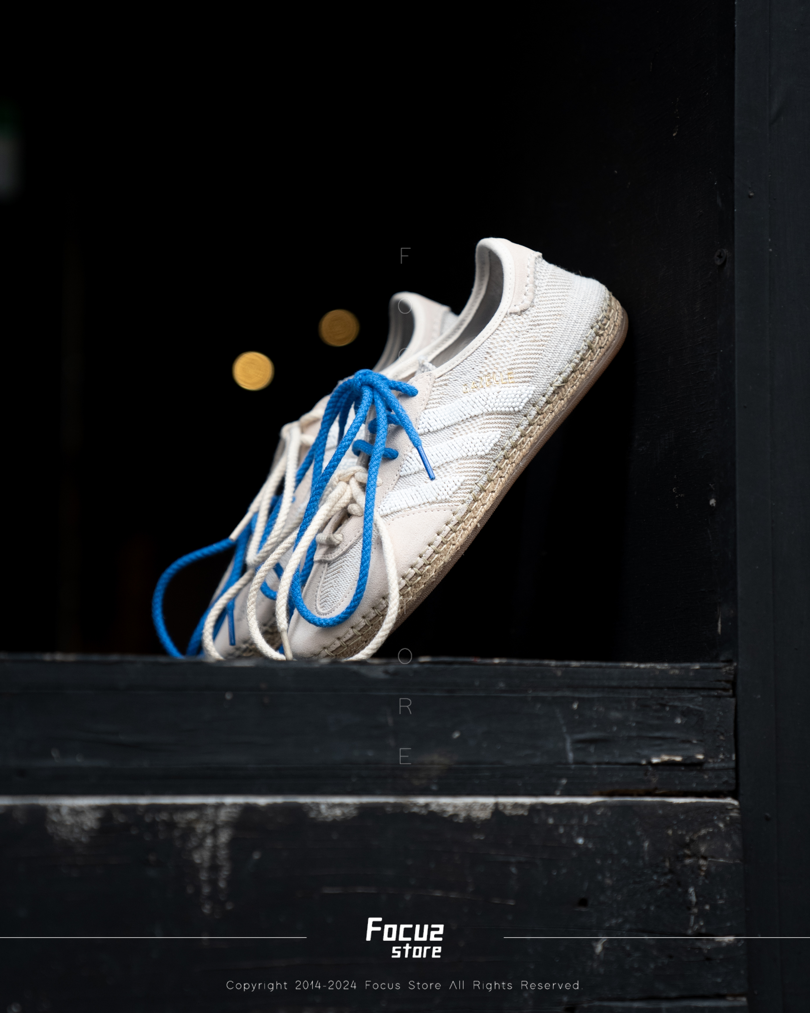 【Focus Store】現貨秒發 Clot x Adidas Originals Gazelle "Halo Ivory" 棉麻 米色 IH3144