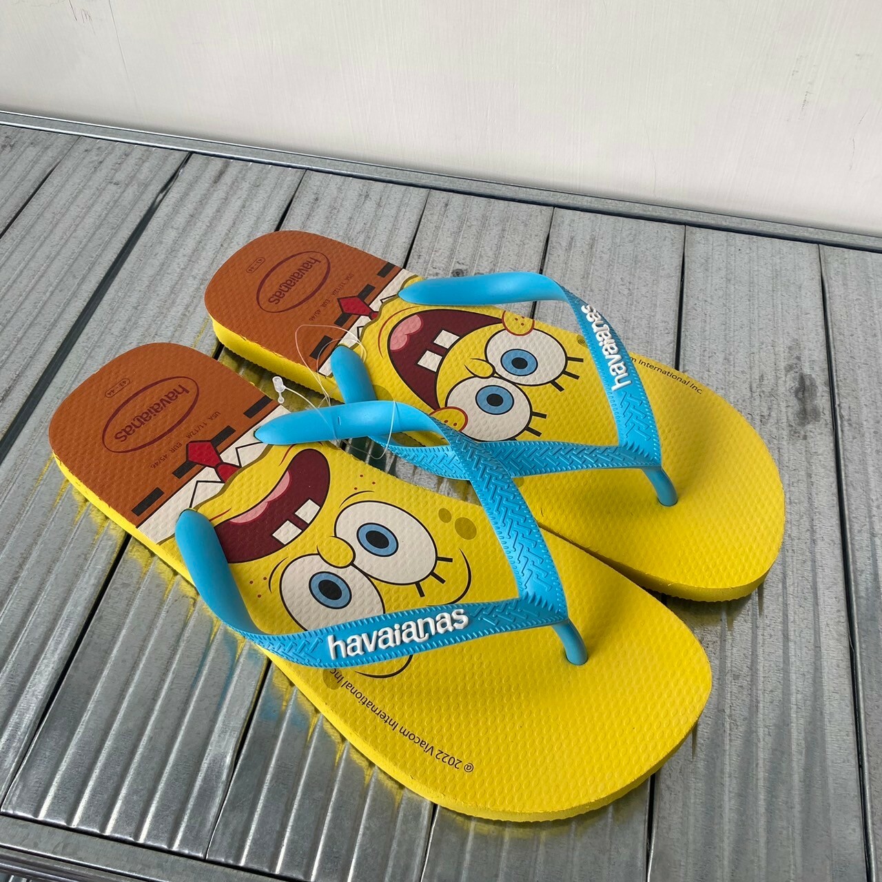 Havaianas 哈瓦仕 拖鞋 夾腳拖 海綿寶寶 4148298-2197U