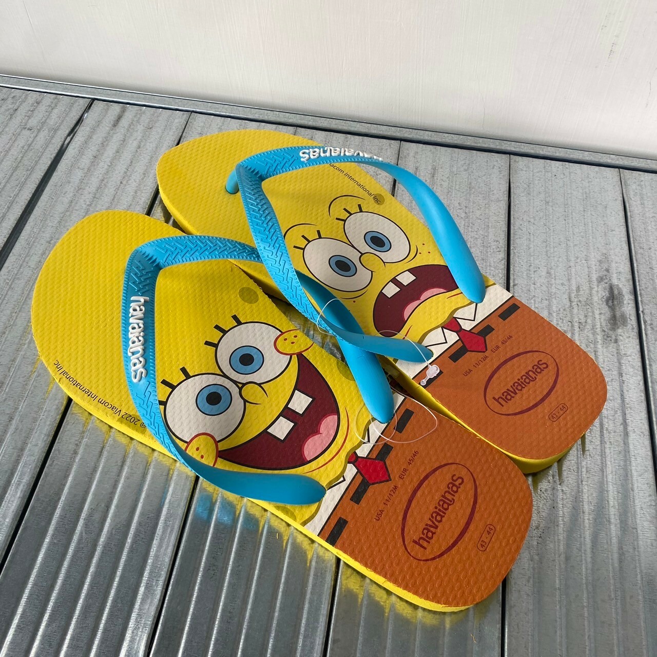 Havaianas 哈瓦仕 拖鞋 夾腳拖 海綿寶寶 4148298-2197U
