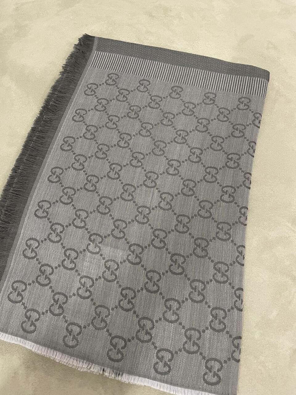 [S] GUCCI ALLOVER LOGO LONG SHAWL SCARF, 2823903G704-1962 (SGC111)