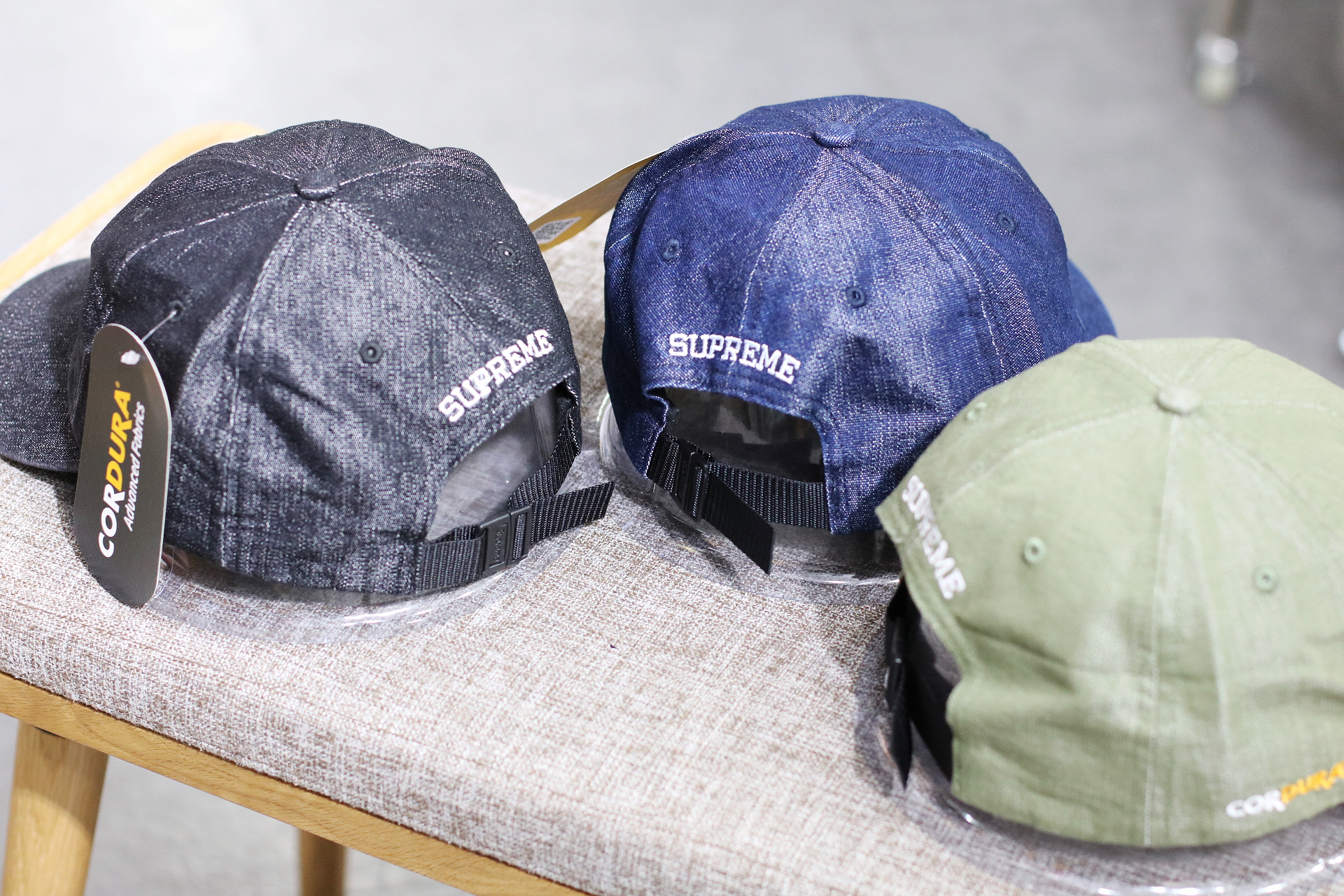 SUPREME SS24 CORDURA® DENIM SMALL BOX 6-PANEL