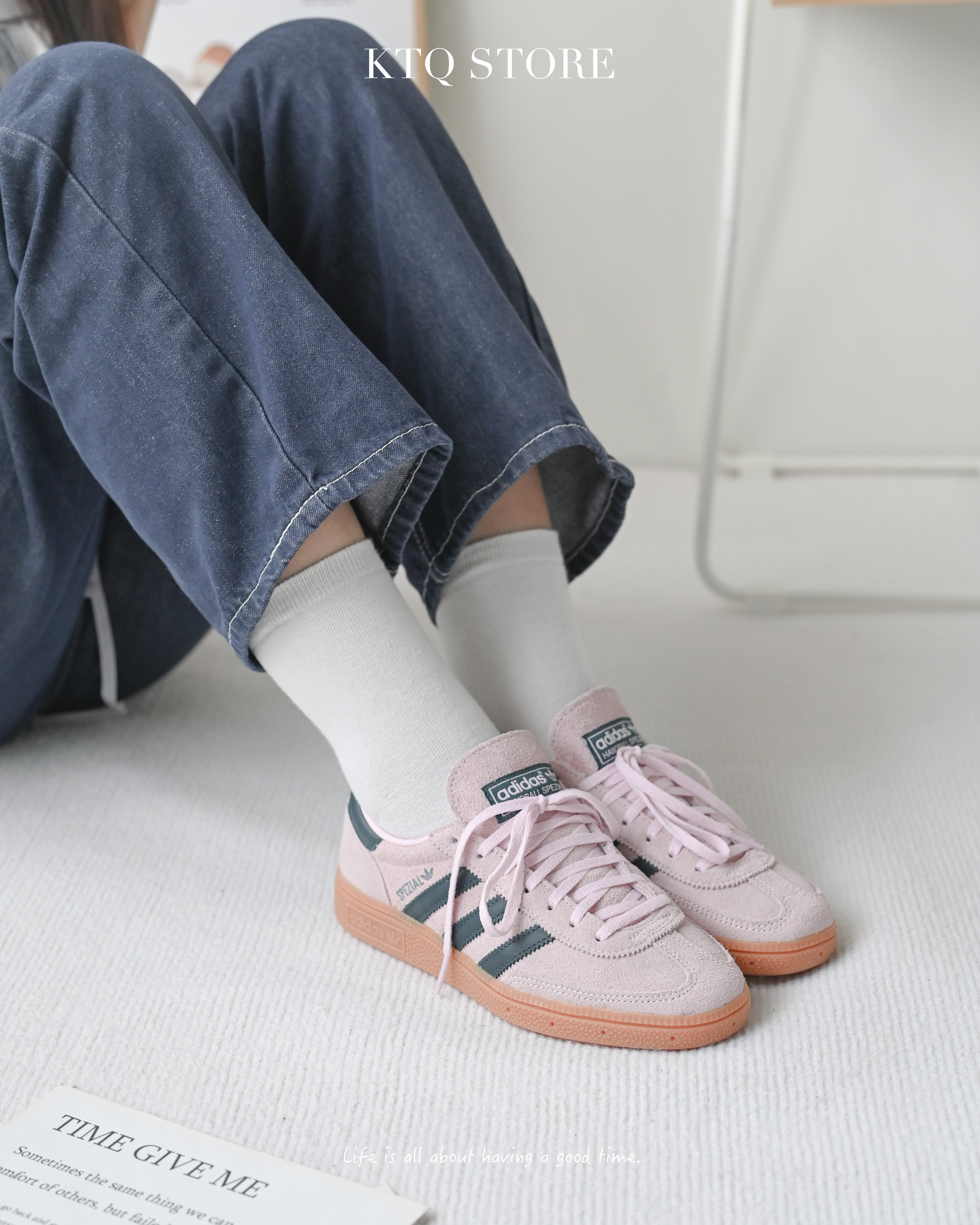 KTQ STORE ‧  Adidas Originals Handball Spezial 乾燥玫瑰粉 粉紅 焦糖底復古德訓鞋  IF6561