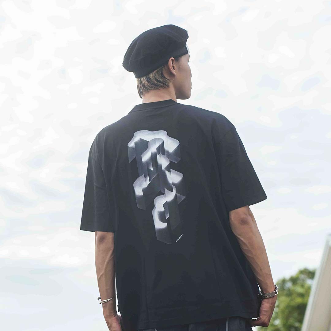 2024SS oqLiq FLYING NIMBUS LADDER TEE 短T 現貨 24ST07A