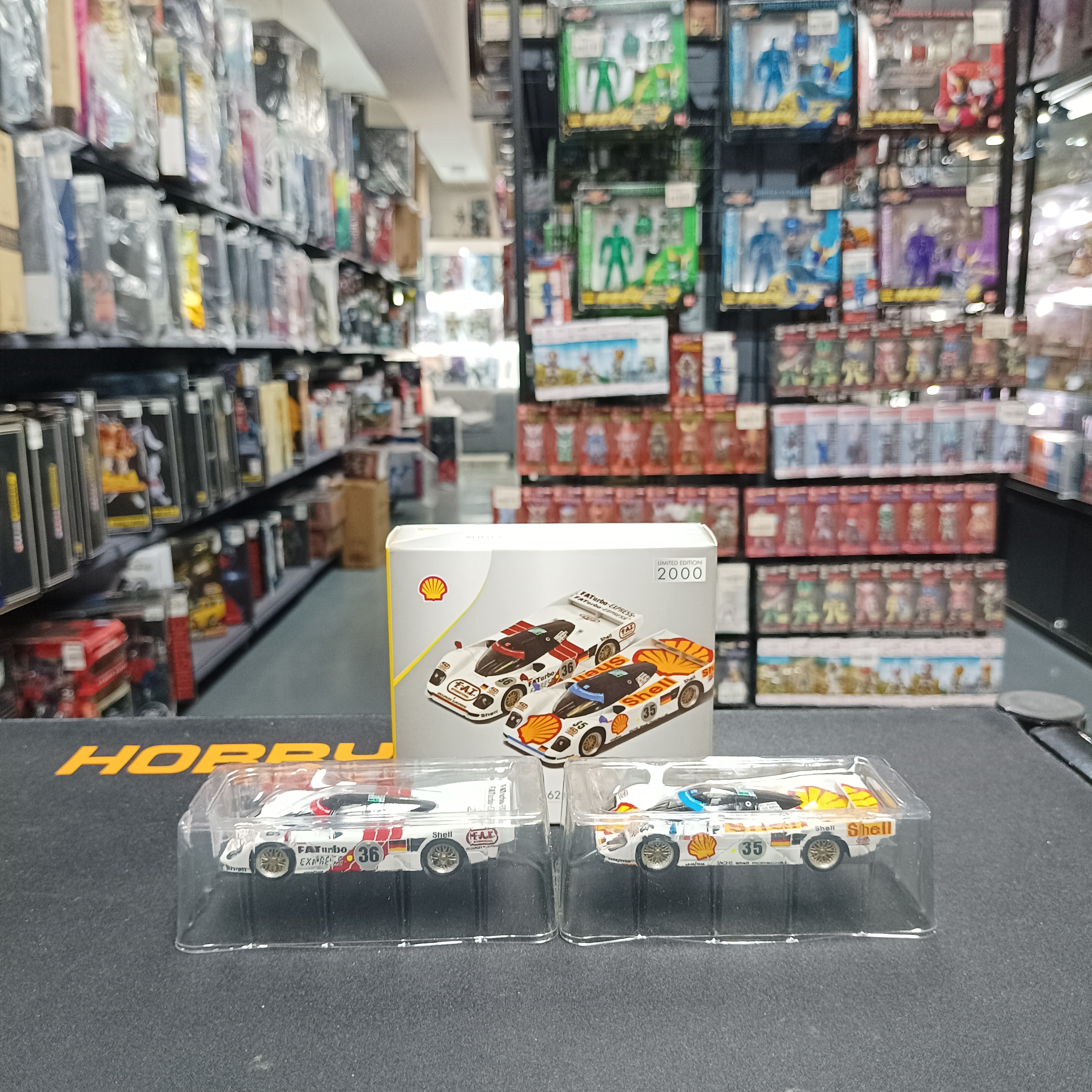 寄賣-其它-微影 SHELL Porsche 962 LM #35 #36 Set