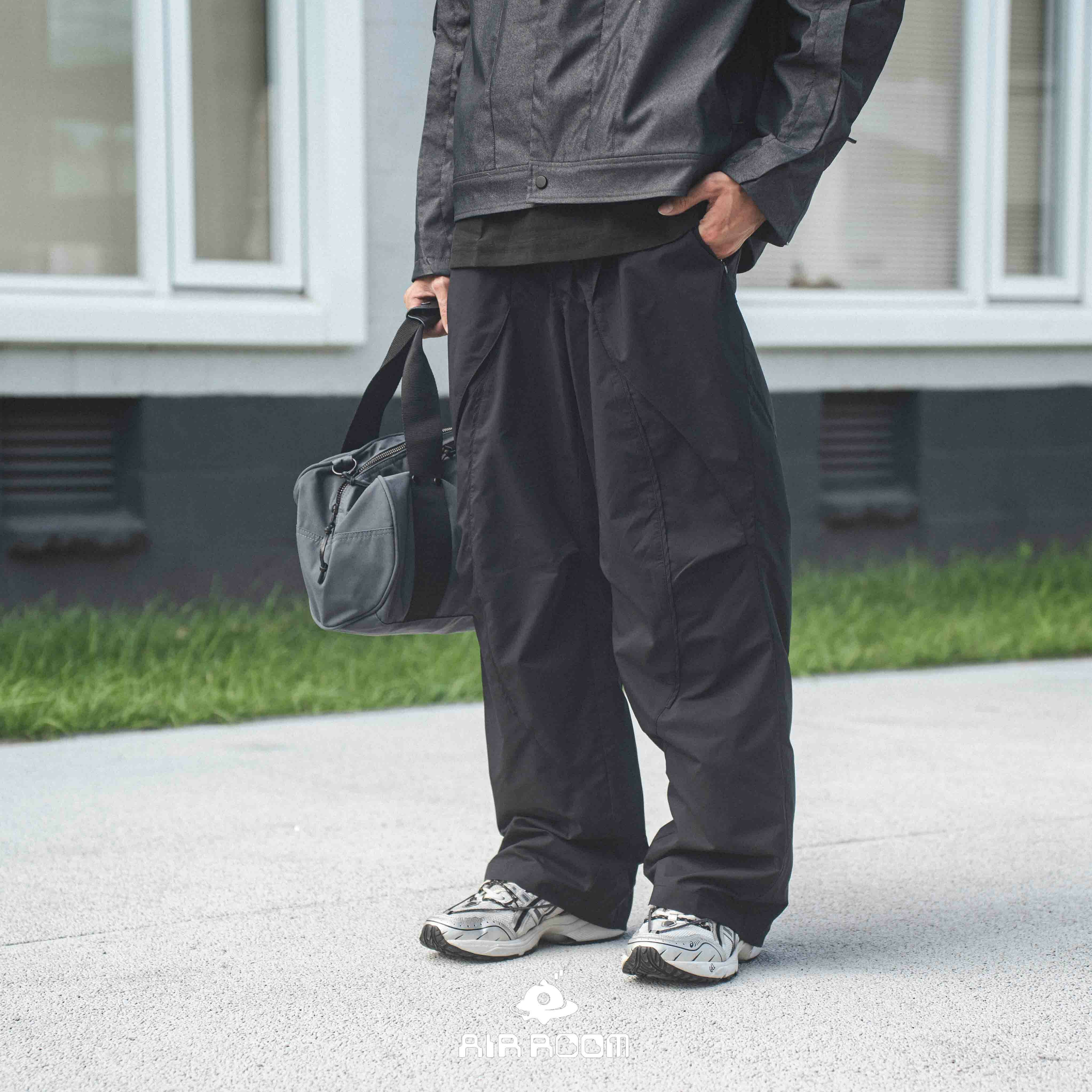 2024SS oqLiq MISALIGNED PANTS 長褲 現貨 24SP06A