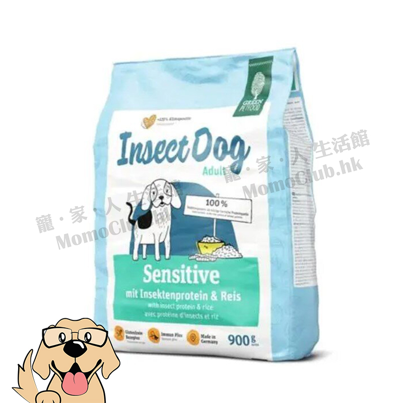 Green Petfood - InsectDog Sensitive 蟲製防腸胃過敏 [犬用] [900g / 10kg]