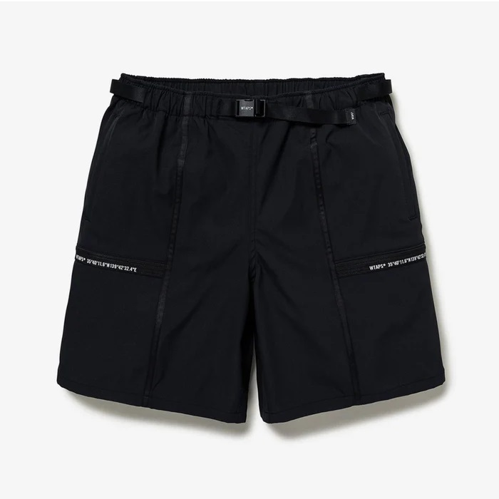 WTAPS SPSS2001 / SHORTS / POLY. TWILL - BLACK SIZE XL PRE ORDER ITEM (預訂中)