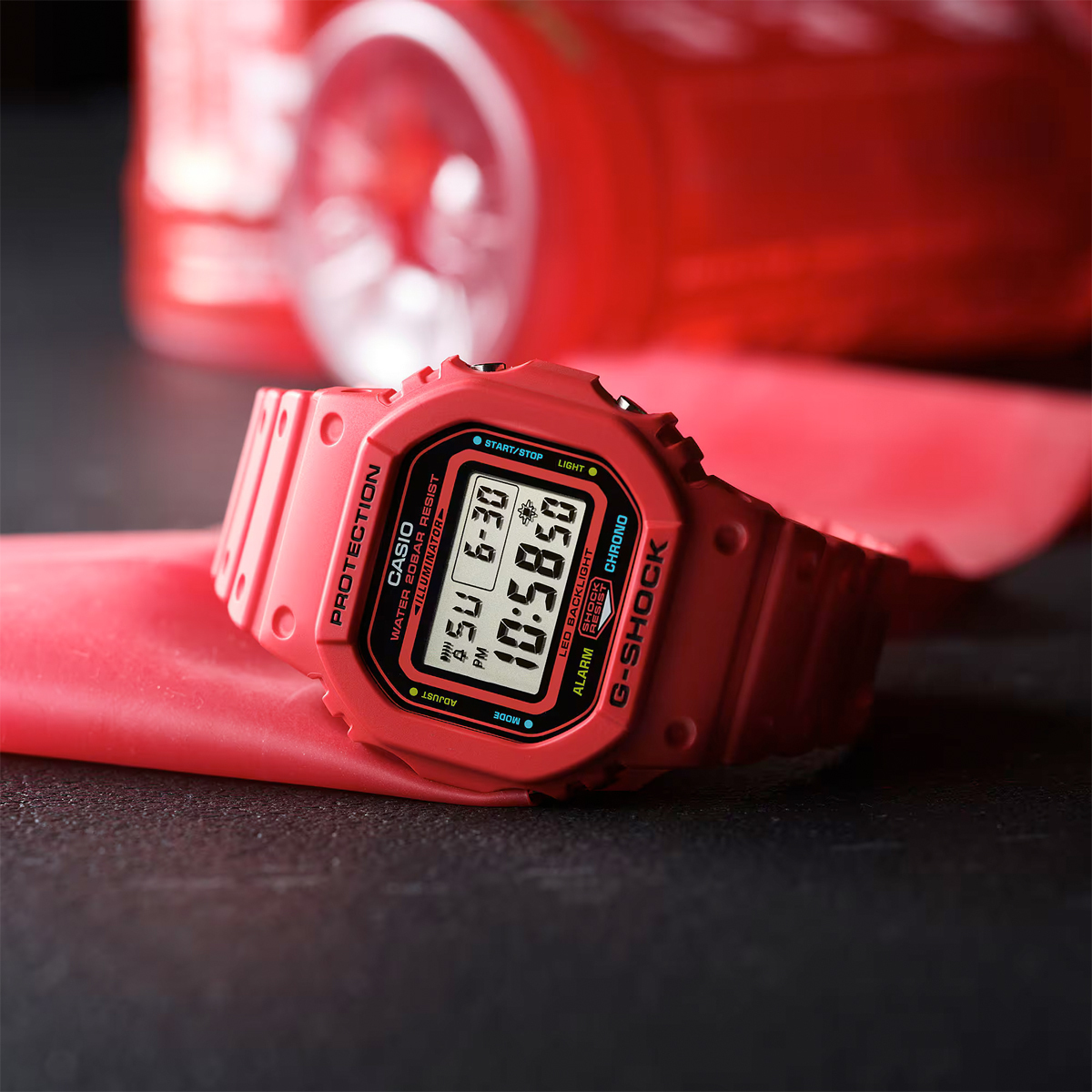 【網店限定】G-Shock Casio Digital Watch 紅色 DW-5600EP-4