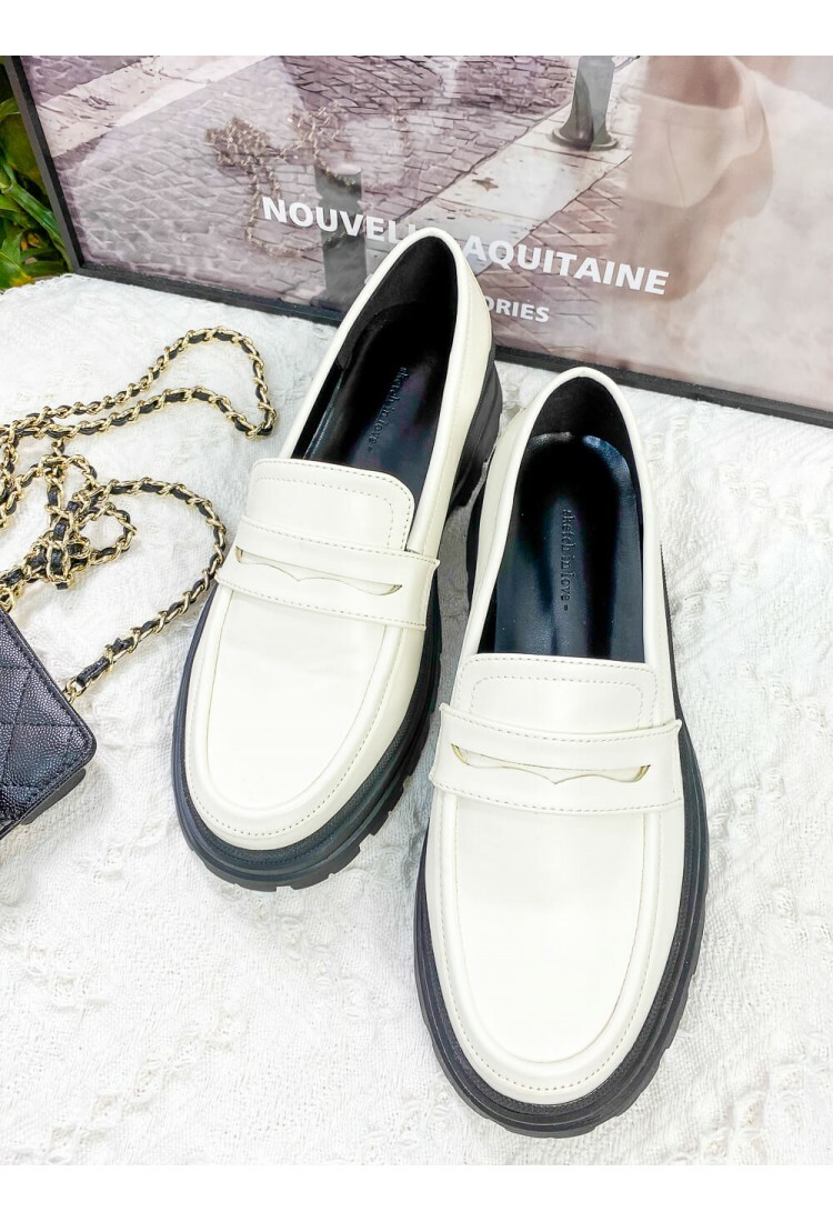 型格 仿皮厚底紳士鞋 【 2317-1043 】（不設退換）