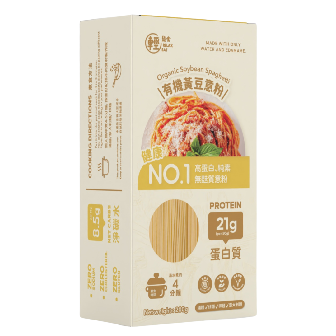 輕鬆食 - 有機黃豆意粉200g