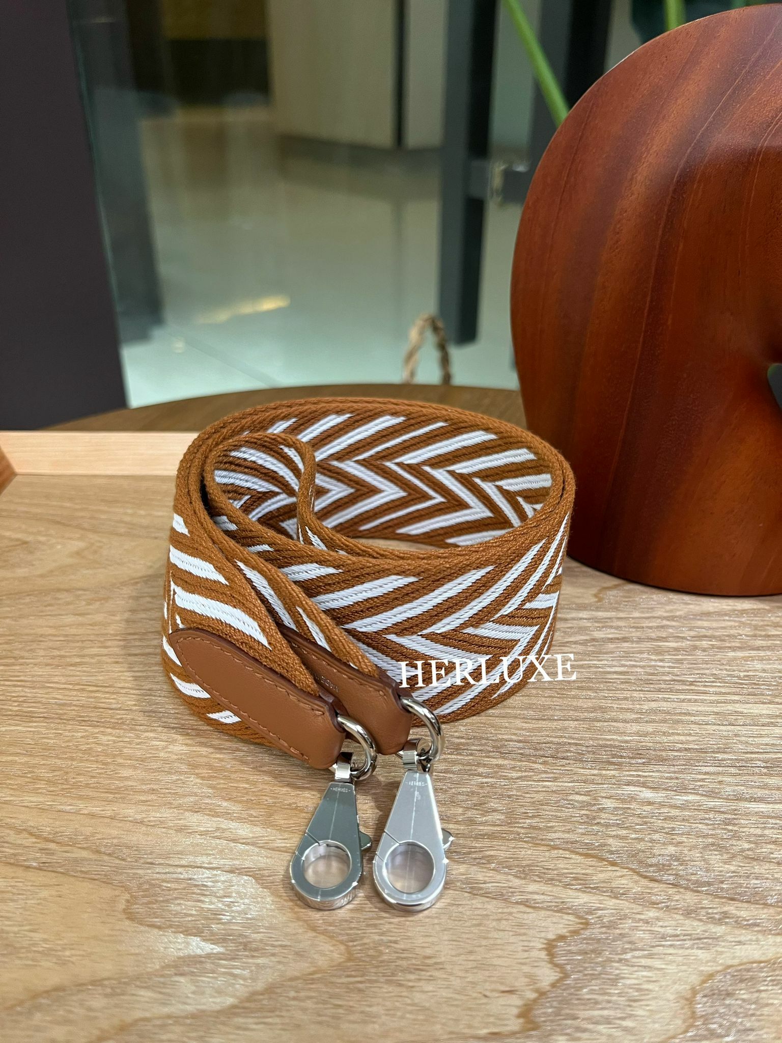 大扣肩帶 Bag strap 50mm ck gold 85cm