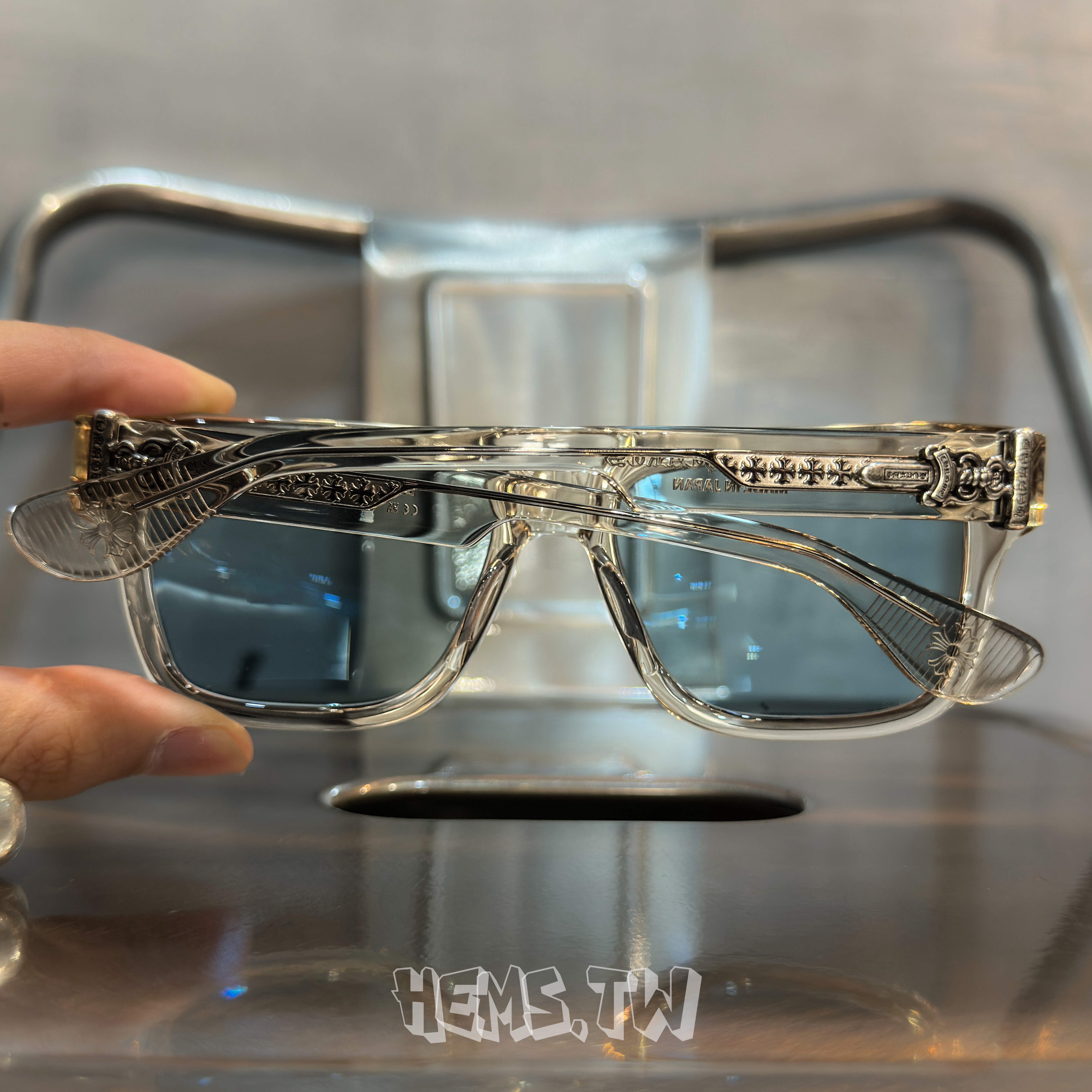 ★CHROME HEARTS★Box Officer Glasses 56 19 144 メガネ 眼鏡 ☆CHROME HEARTS☆Box Officer Glasses 56 19 144 メガネ 眼鏡