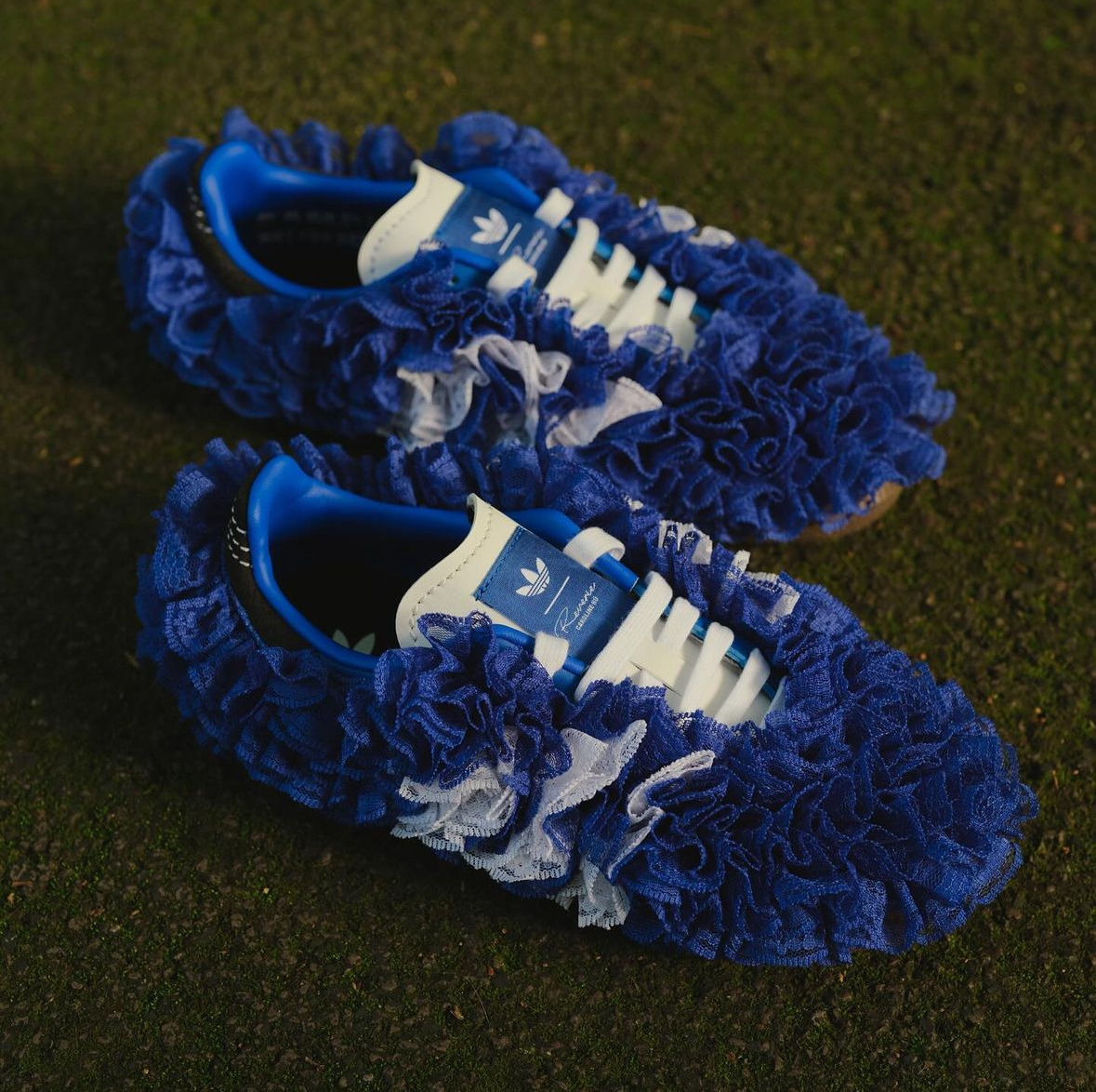 【APAIR】預購 Caroline Hu x Adidas Originals Samba OG Reverie "Blue" 藍白蕾絲 JS2777