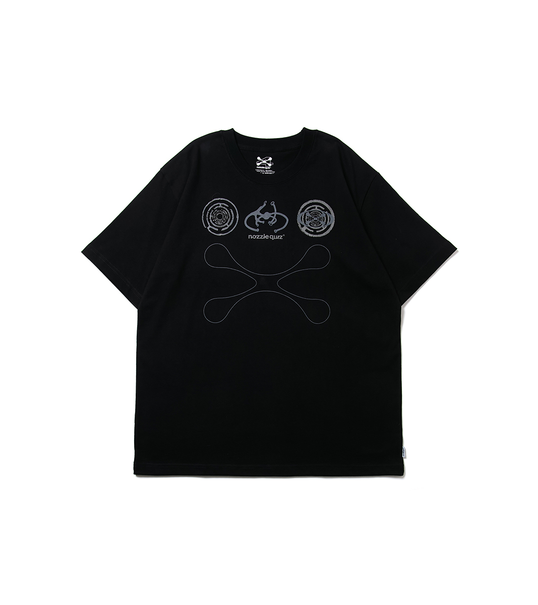 nozzle quiz® / Python P. S/S Tee - 黑 Black