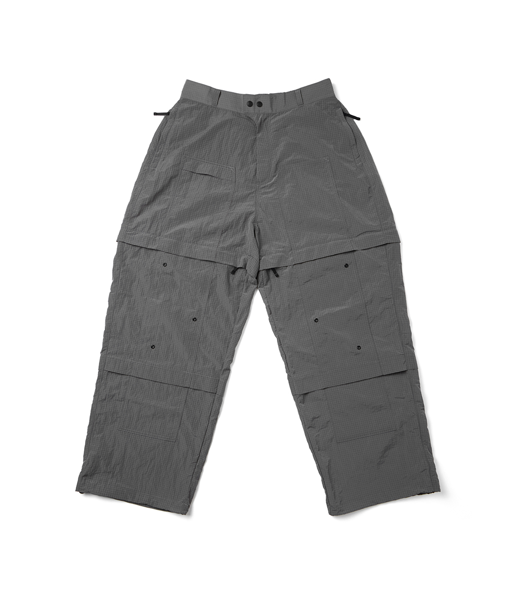 nozzle quiz® / Detach wide pants - 石灰 Stone