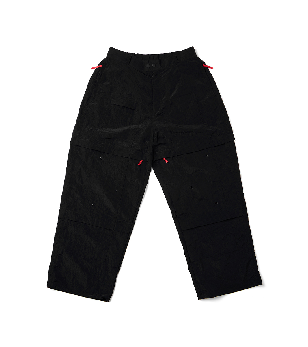 nozzle quiz® / Detach wide pants - 黑 Black
