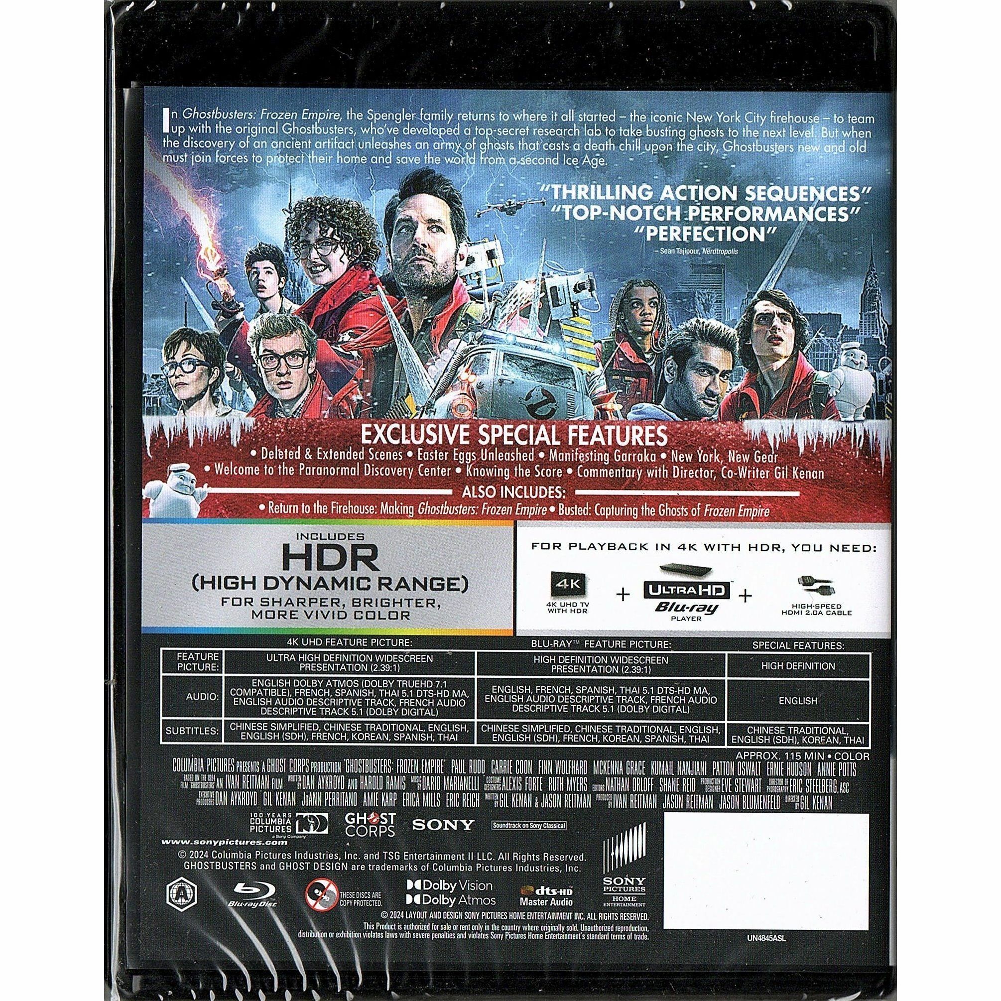 捉鬼敢死隊：冰封魅來 (2024) (4K Ultra HD + Blu-ray) (香港版) [訂貨]