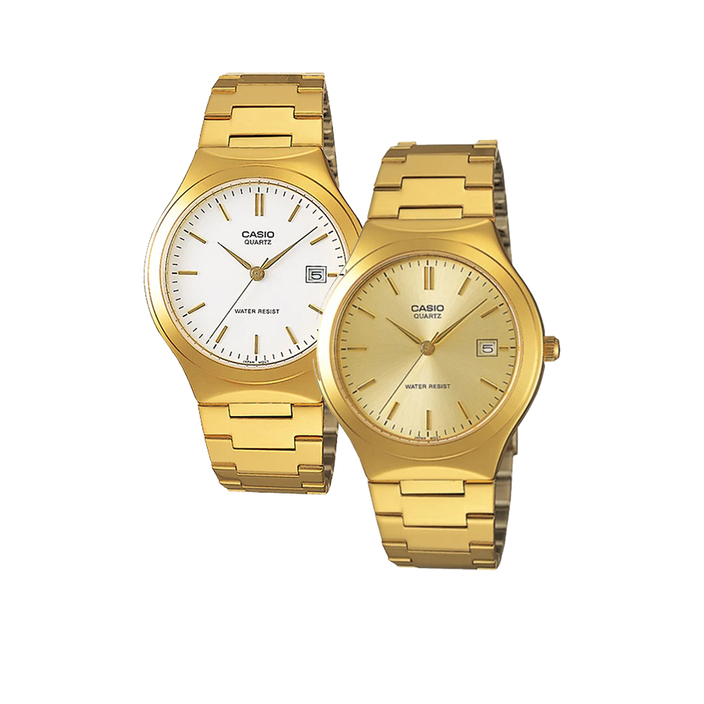 【CASIO 卡西歐】MTP-1170N 7A/9A 白金兩色 氣質書生 日常經典時尚 無字帶日期 不鏽鋼 石英 對錶大款 手錶 腕錶