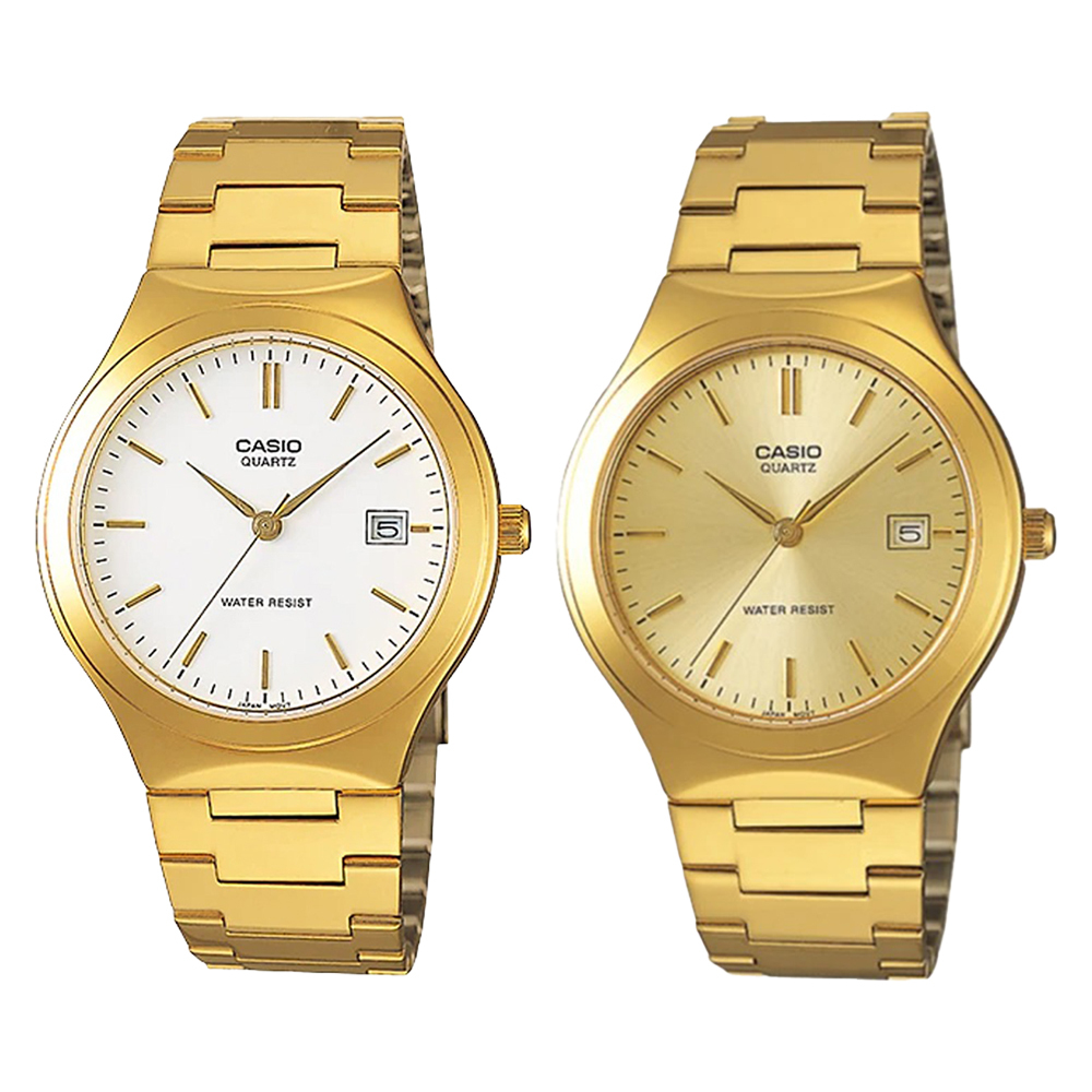 【CASIO 卡西歐】MTP-1170N 7A/9A 白金兩色 氣質書生 日常經典時尚 無字帶日期 不鏽鋼 石英 對錶大款 手錶 腕錶