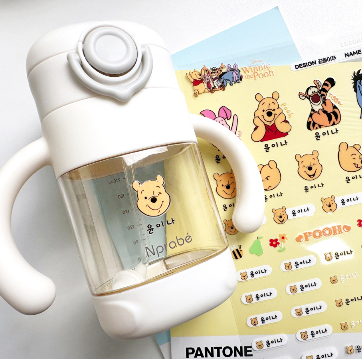 韓國定制 Disney 防水姓名貼紙 (日常用) - 新款
