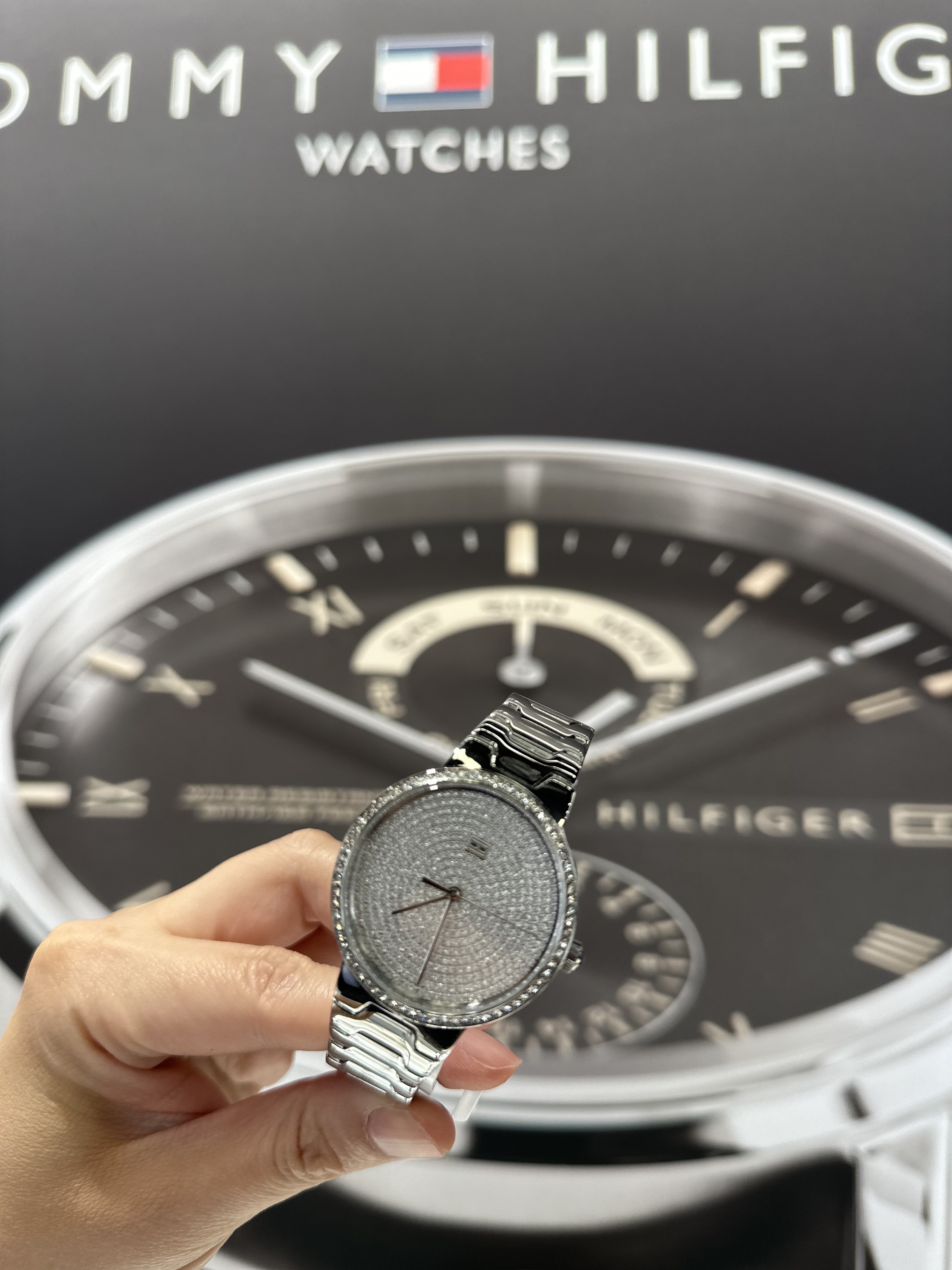 【現貨】TOMMY HILFIGER F062659 女裝閃石手錶