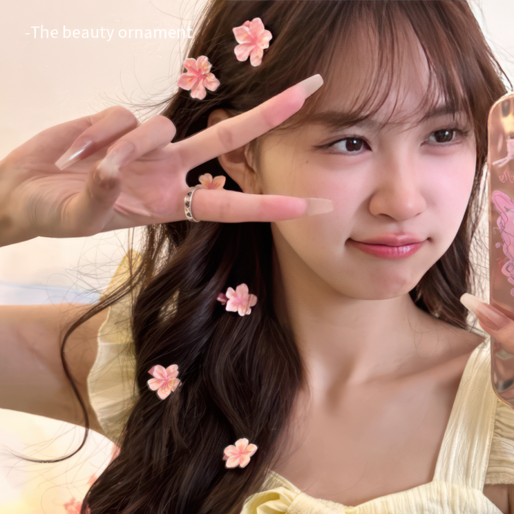 [5 FOR RM10] Sweet Pink Cherry Blossom Hair Clip