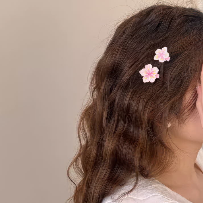 [5 FOR RM10] Sweet Pink Cherry Blossom Hair Clip