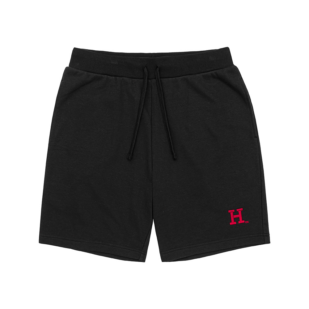 【NCAA】哈佛大學 Harvard 棉五分褲-黑