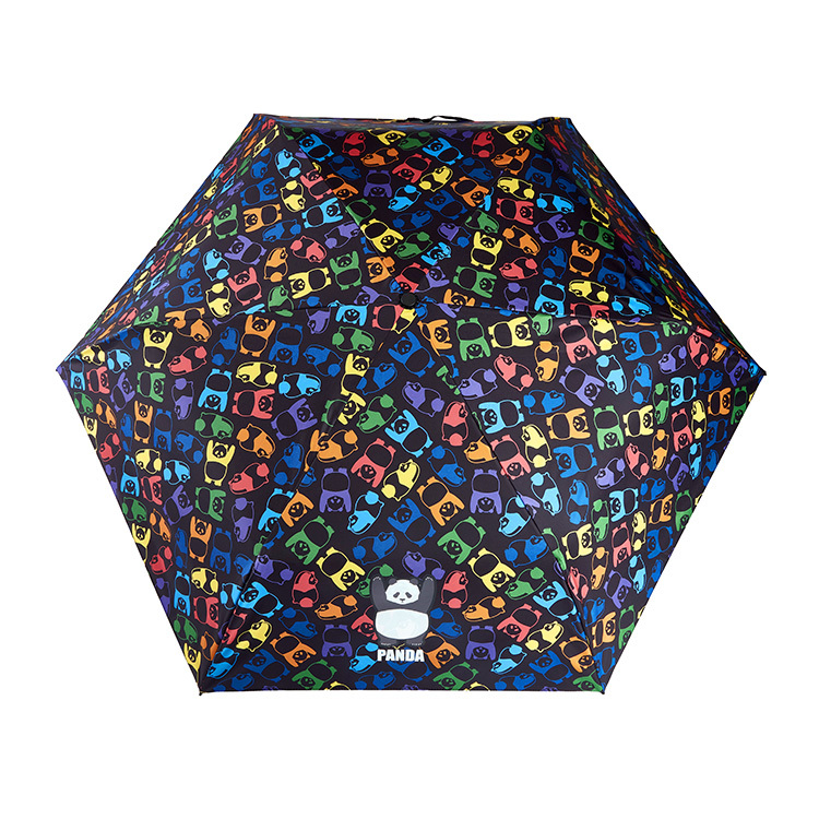 Rainbow Panda Foldable Umbrella