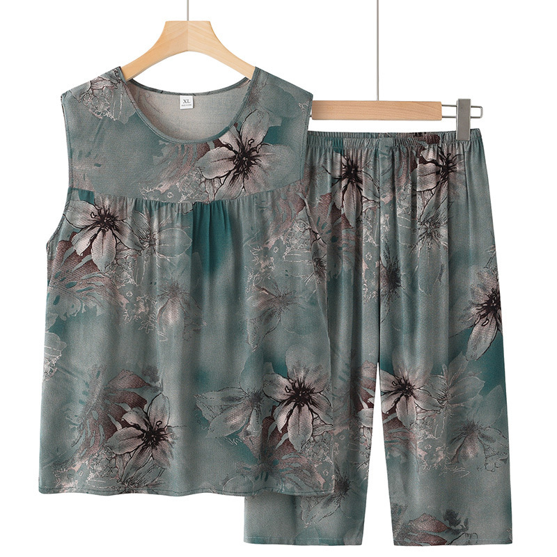 Sleeveless vest set for the elderly (XL-3XL size 3 color) [Please contact customer service to confirm the shipping size after placing an order]