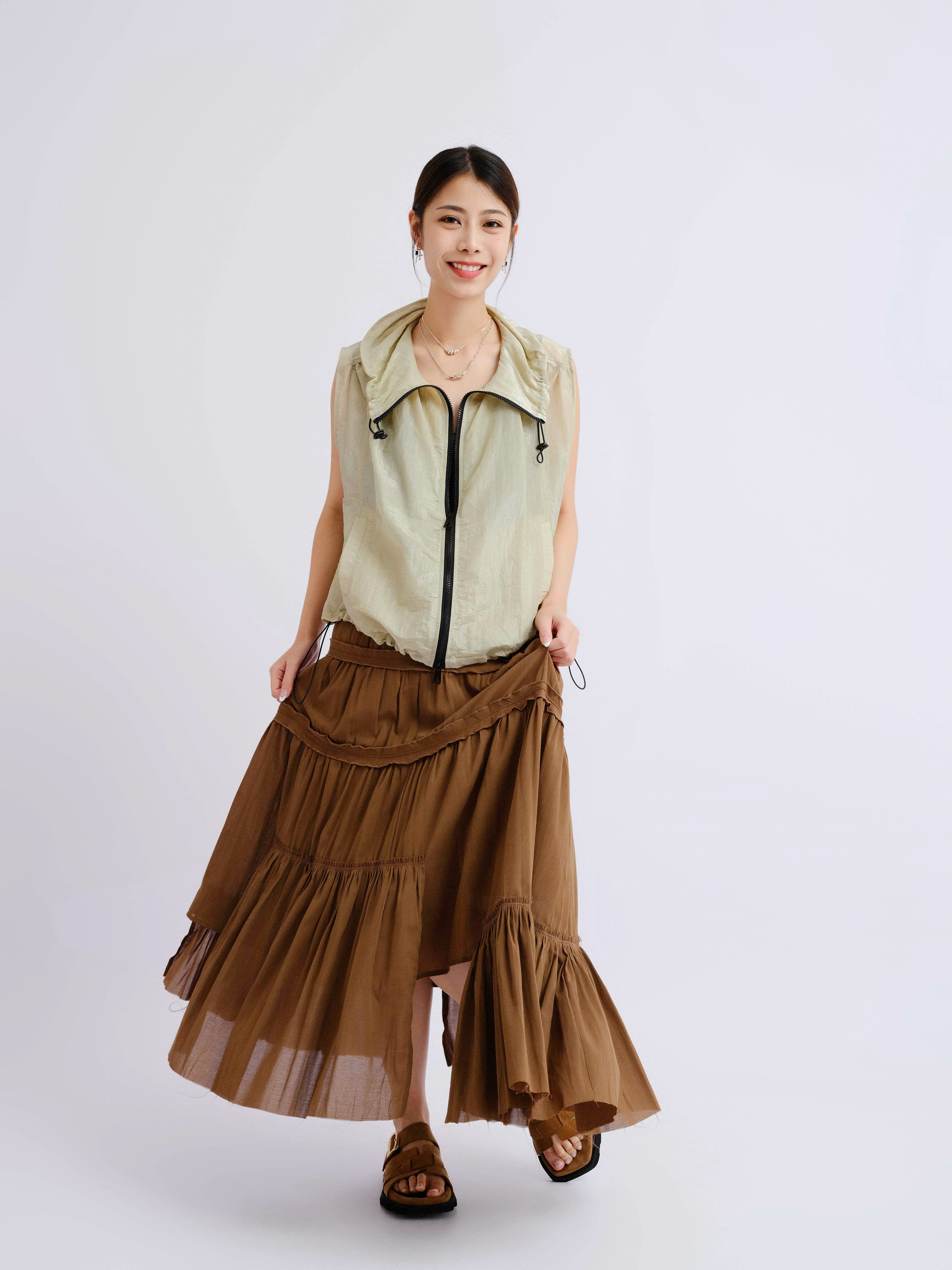 造型 1058（背心＋上衣＋半截裙）