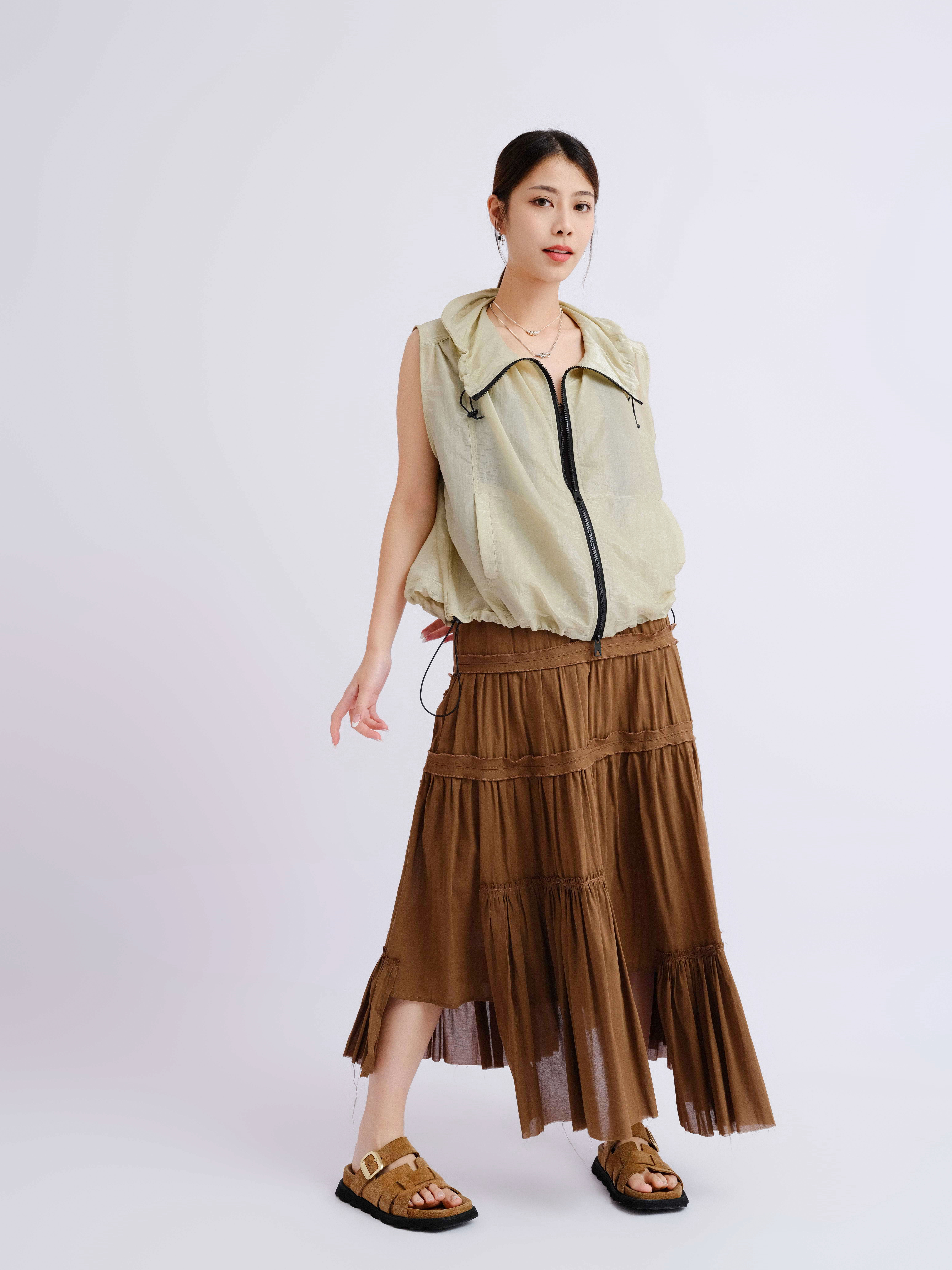 造型 1058（背心＋上衣＋半截裙）