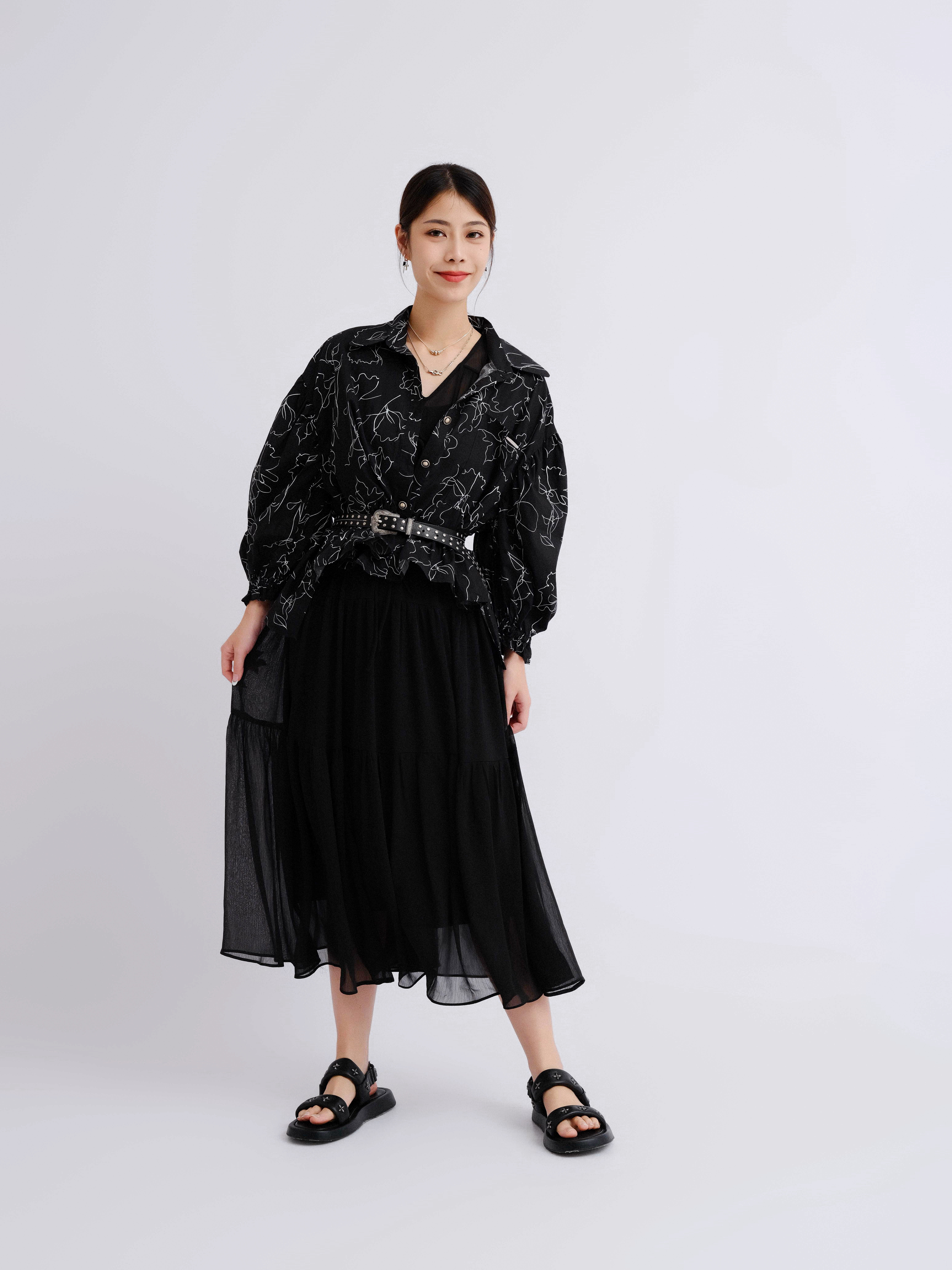 造型 1064（恤衫＋連身裙）