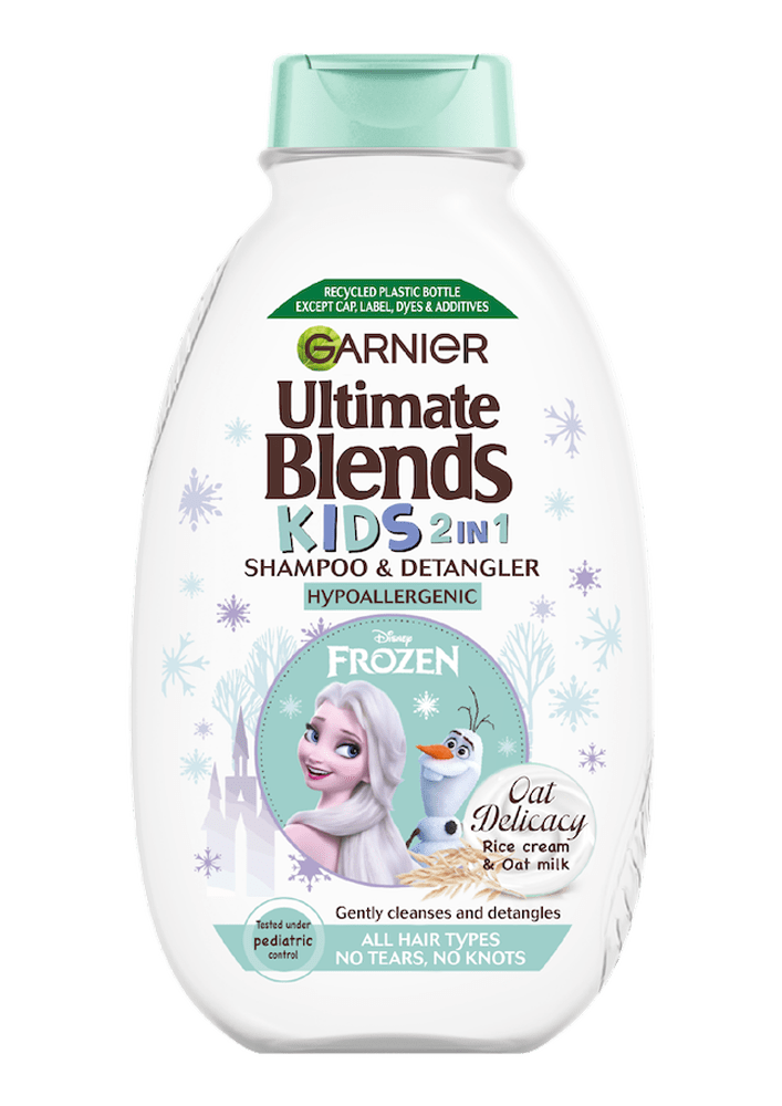 Garnier Ultimate Blends Kids Frozen 2 In 1 Shampoo & Detangler 250ml