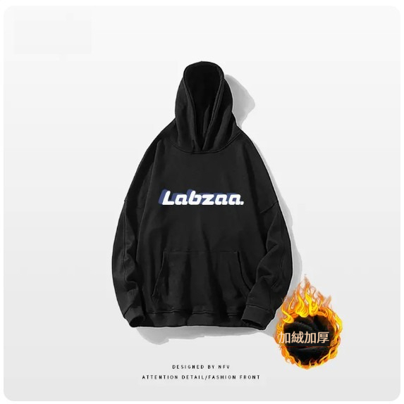 熱推連帽衛衣【M-3XL】【黑色-加絨加厚】(下單後聯絡客服確認發貨尺碼) 