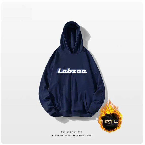 熱推連帽衛衣【M-3XL】【藏青色-加絨加厚】(下單後聯絡客服確認發貨尺碼) 