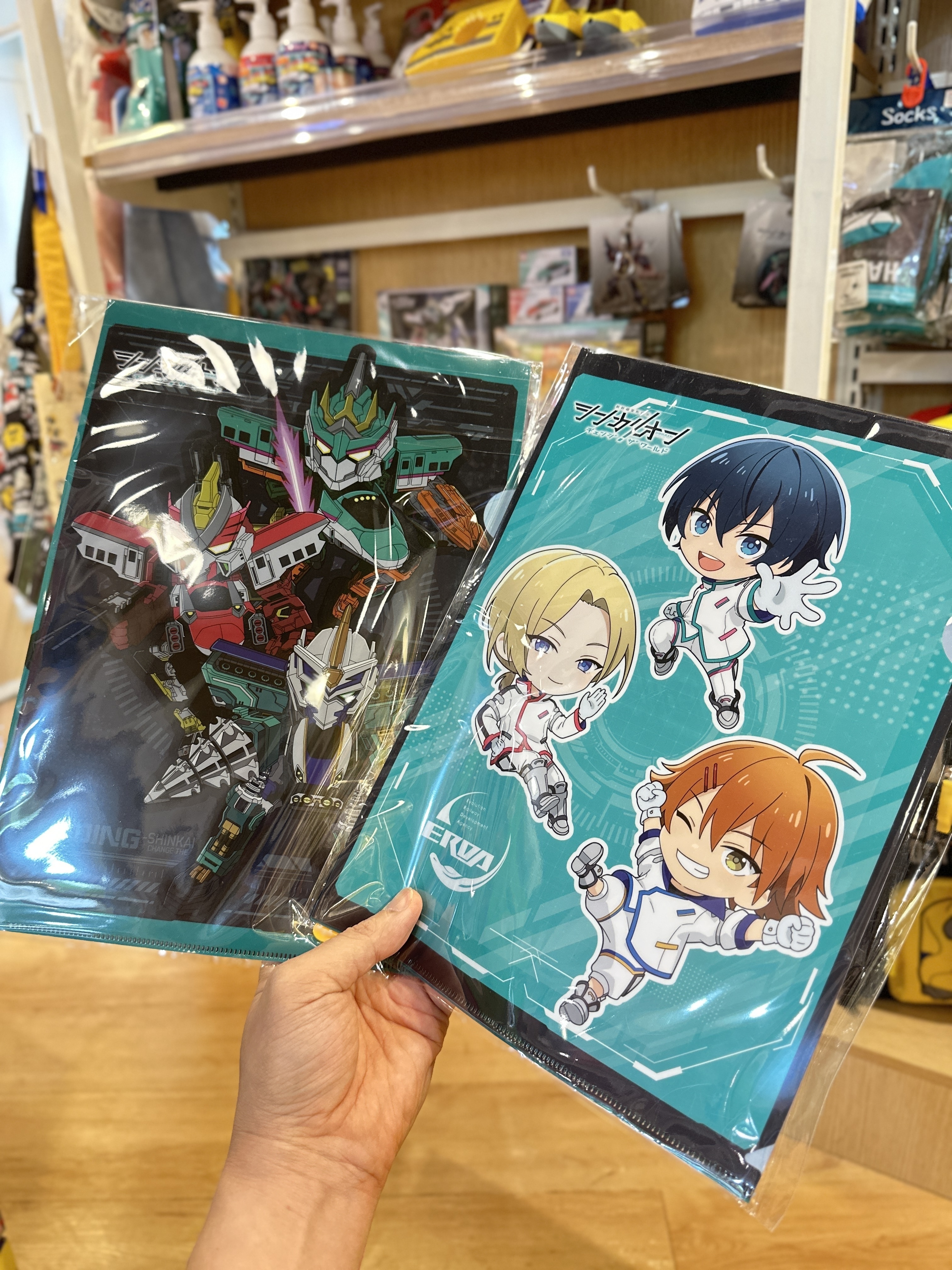 新幹線戰士 CW A4文件夾 (兩個裝）