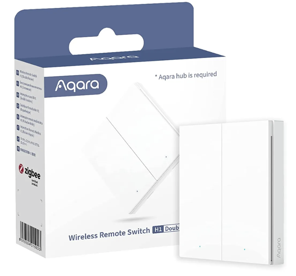 Aqara H1 智能無線 2制位牆身燈制