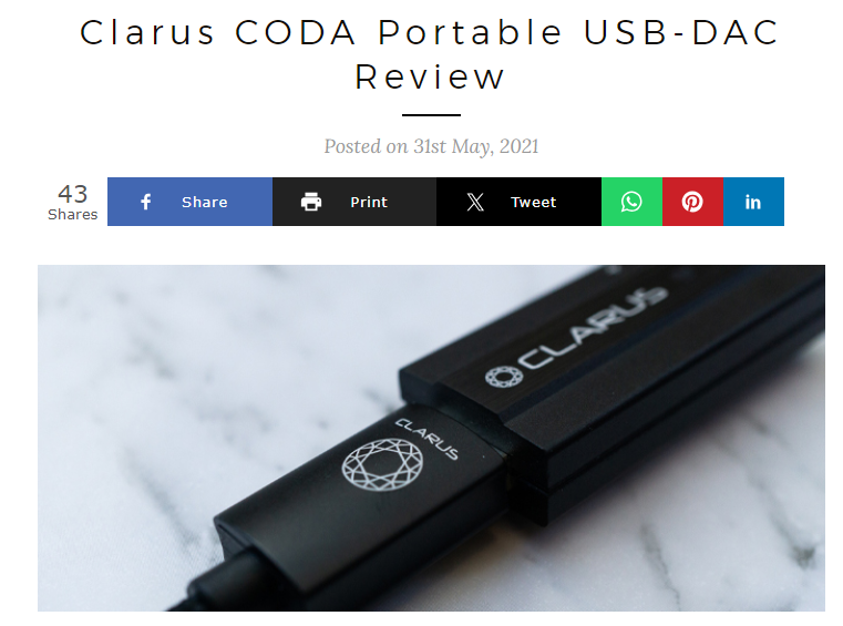 Clarus CODA review