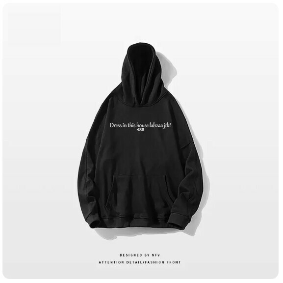 熱推連帽衛衣【M-3XL】【黑色-薄款】(下單後聯絡客服確認發貨尺碼) 