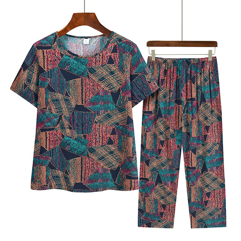 Seniors Short Sleeve Set (XL-3XL 4 Color) [Please contact customer service to confirm the shipping size after placing an order]