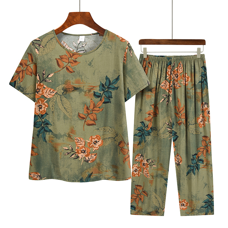 Seniors Short Sleeve Set (XL-3XL 7 Color) [Please contact customer service to confirm the shipping size after placing an order]