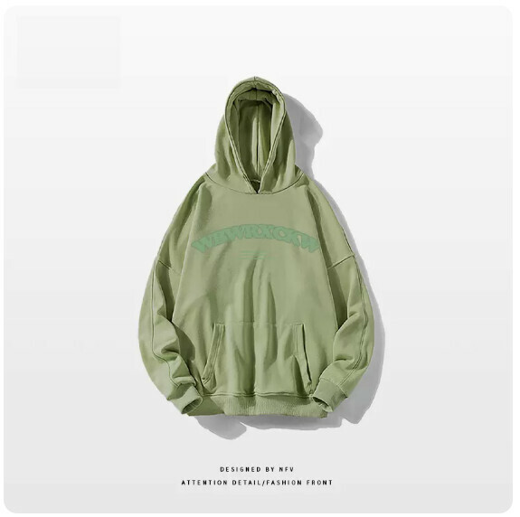 熱推連帽衛衣【M-3XL】【抹茶綠-薄款】(下單後聯絡客服確認發貨尺碼) 
