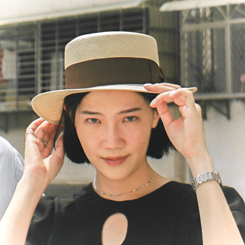 巴拿馬帽｜Flat Crown - 漣漪 ｜厄瓜多限定