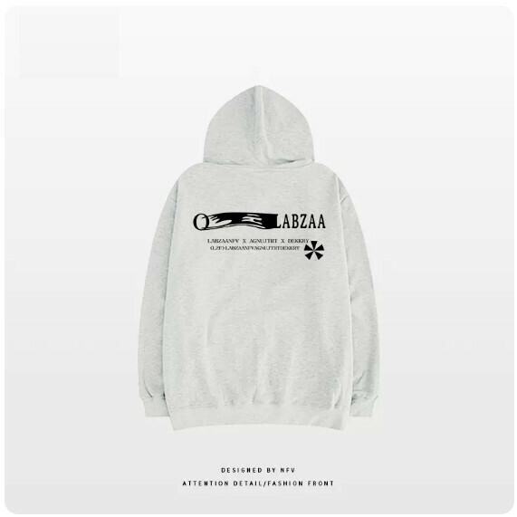 熱推連帽衛衣【M-3XL】【白灰色-薄款】(下單後聯絡客服確認發貨尺碼) 
