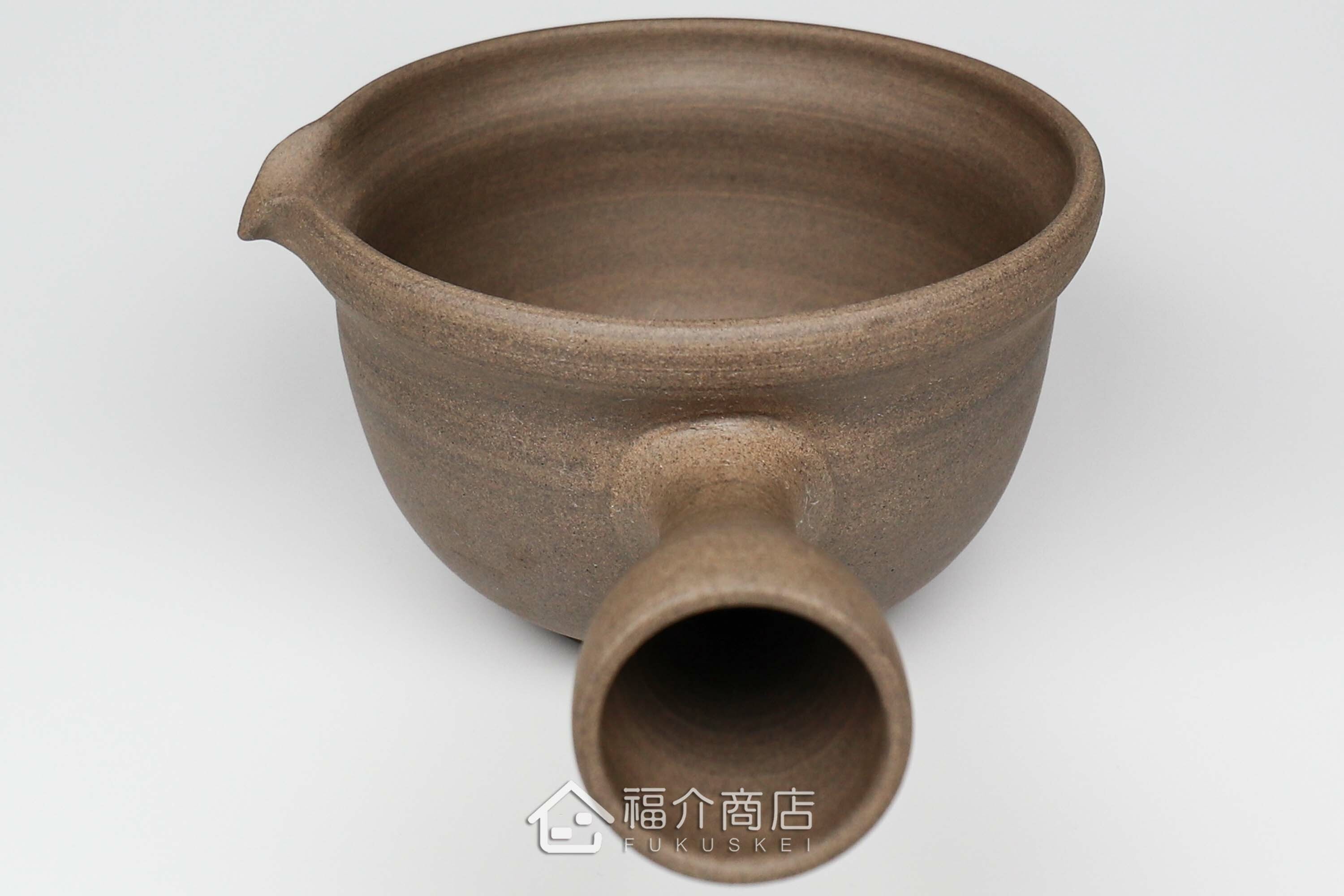 泡茶時將茶水分別倒入杯子的花造型日本陶瓷材質分茶壺