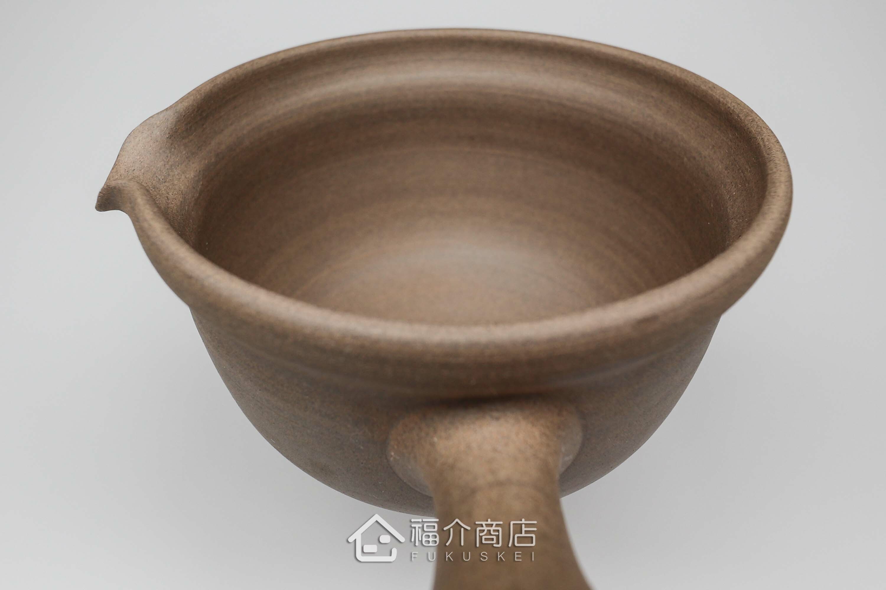 泡茶時將茶水分別倒入杯子的花造型日本陶瓷材質分茶壺